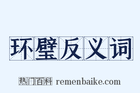 环璧反义词是什么意思的图片